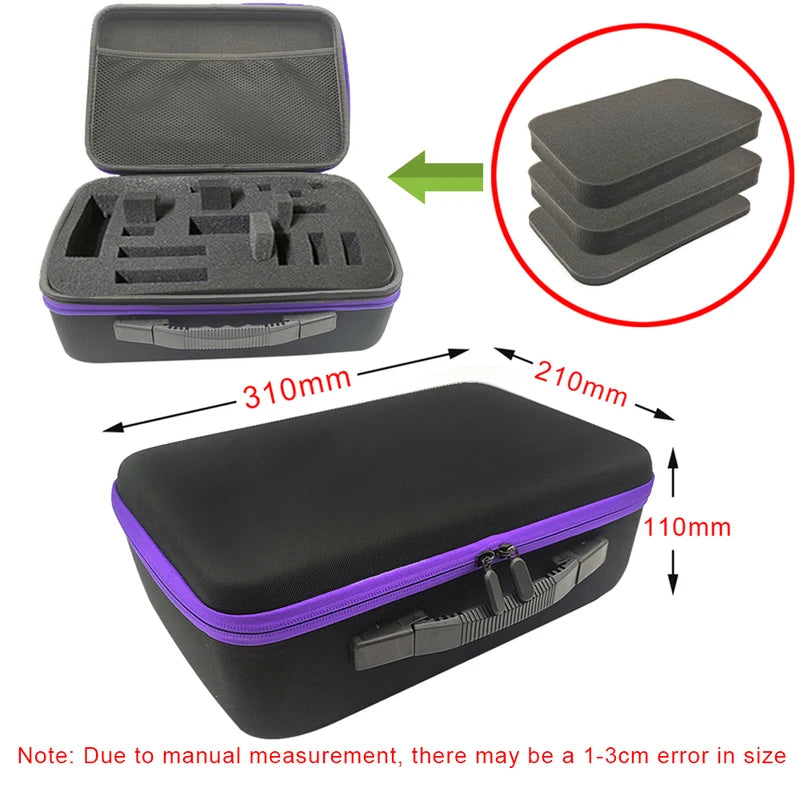 DIY Foam Storage Case with Zipper - Customizable Travel Tool Organizer