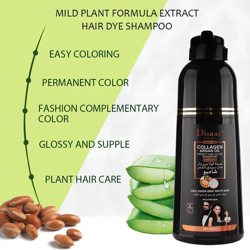 Disaar 400ML Hair Repair Shampoo with Argan Oil for Damaged & Rough Hair