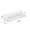 Acrylic Cap Storage Rack with Slots - Baseball Cap Display Stand Organizer