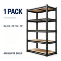 Heavy Duty Multi-Purpose Metal Storage Rack 5-Tier Utility Shelving Unit