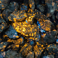 Natural Fluorescent Rock Specimens - Fluorescent Stones for Home Decor & Aquarium
