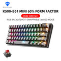 Mini Mechanical Gaming Keyboard 60% Wired RGB Backlit Hot-Swappable Switches