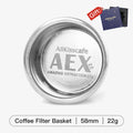 Precision 58mm Espresso Filter Basket for Portafilter Coffee Machines