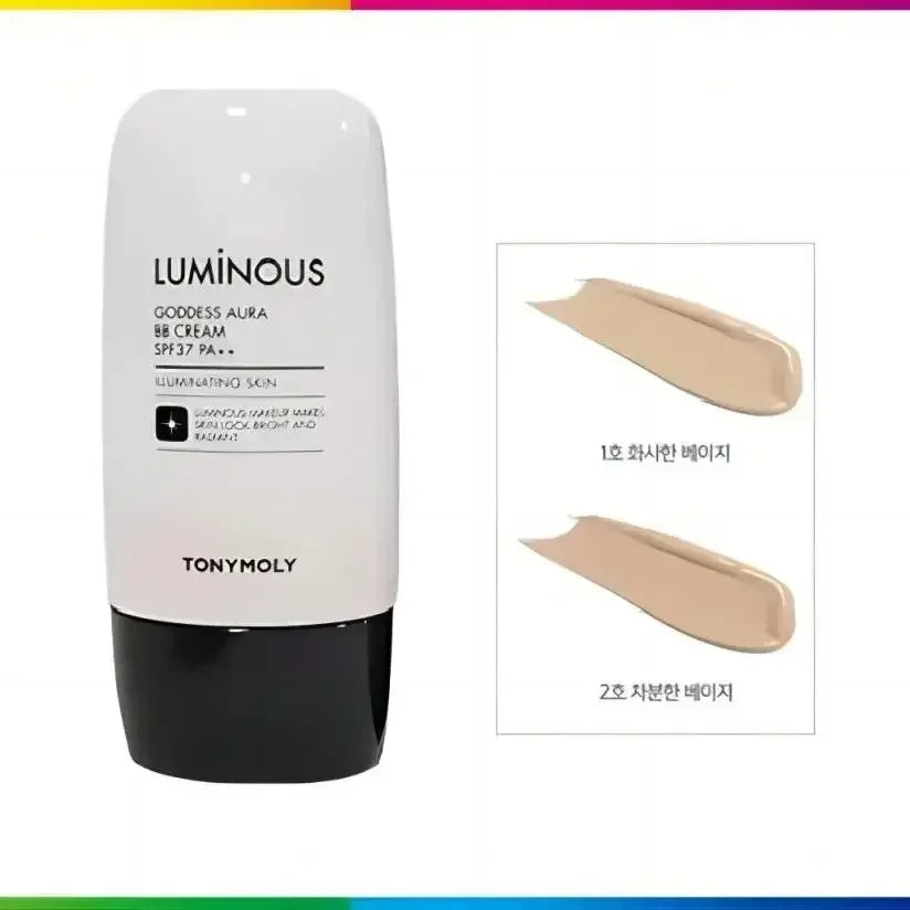 Korean BB Cream Foundation SPF37 Waterproof Pore Cover 45ml - Concealer Primer