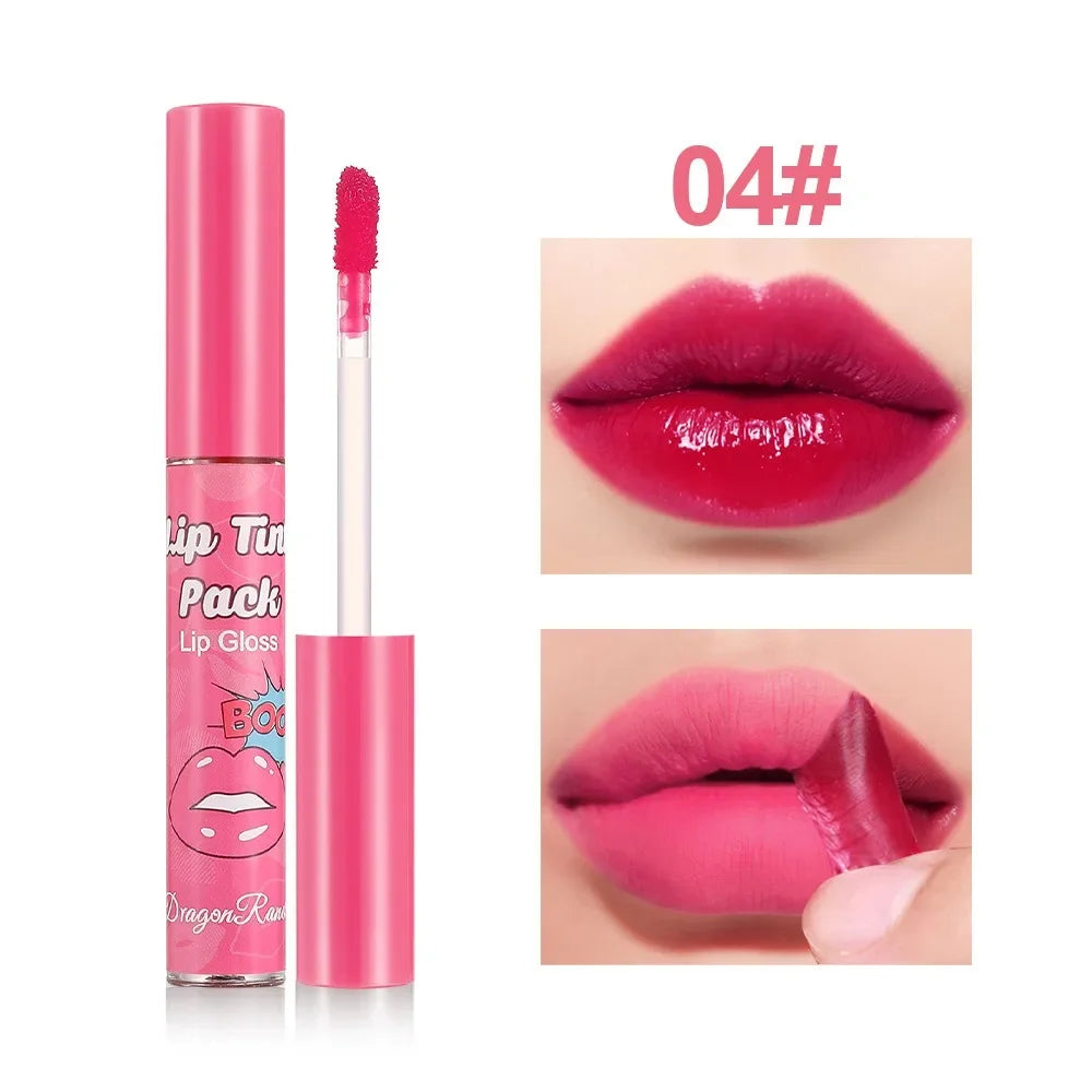 Peel-Off Lip Gloss Set Waterproof Long Lasting Matte Lip Stains - Multiple Colors