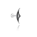 Sterling Silver Lotus Flower Crown Earrings for Women - Hypoallergenic Jewelry