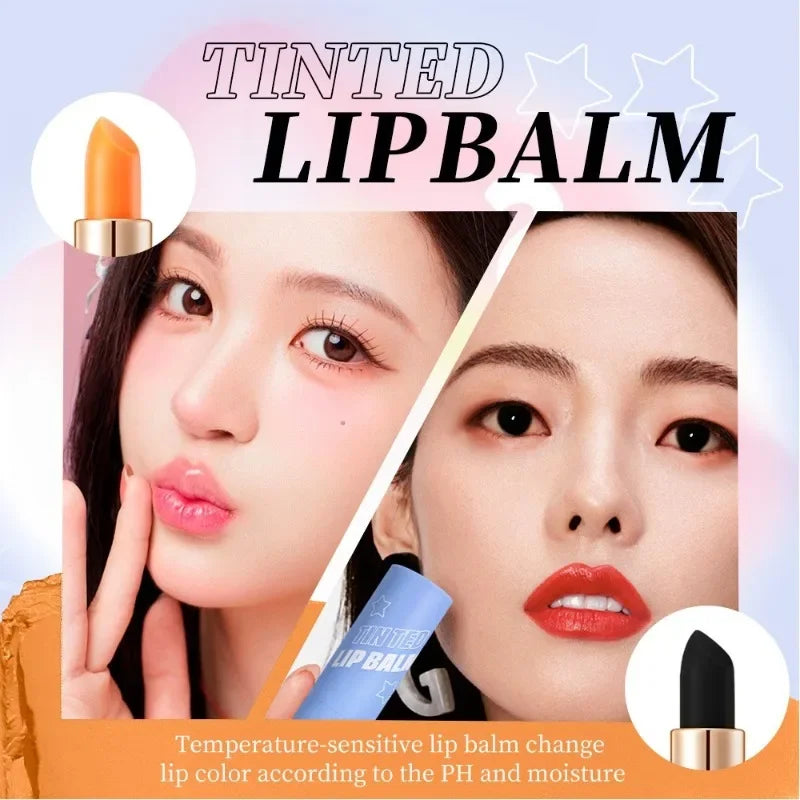 Color-Changing Lipstick Moisturizing Long-Lasting Lip Balm Water Light Makeup