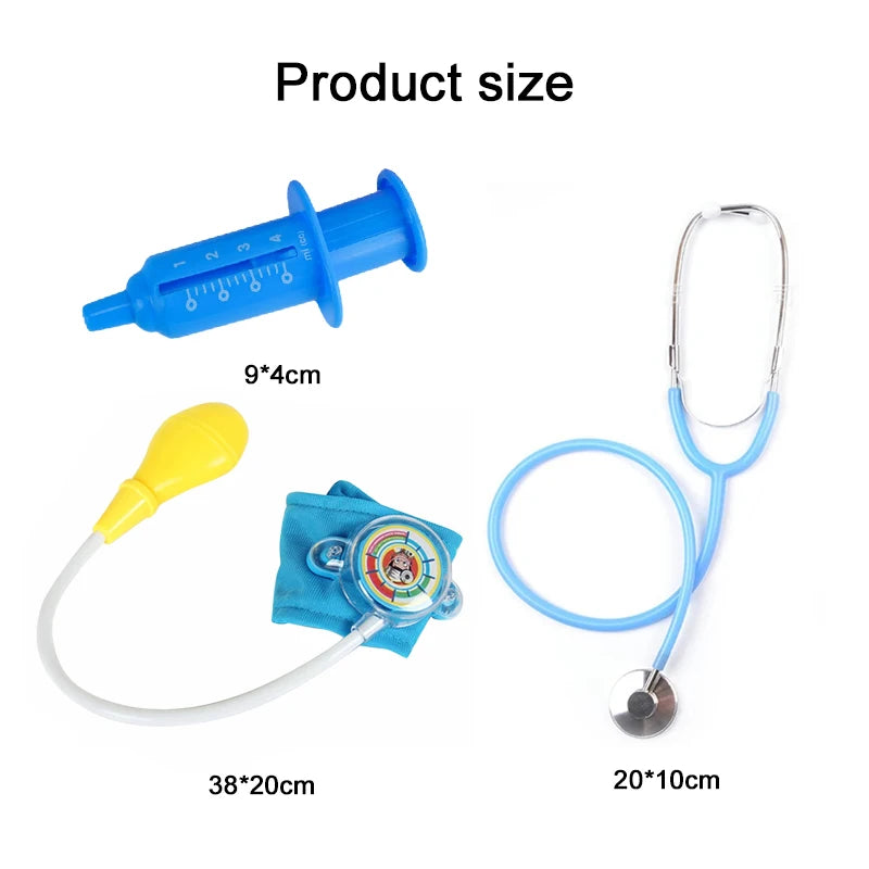 Children Cosplay Doctor Costume with Accessories for Halloween Role Play