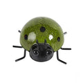 Set of 4 Metal Garden Wall Art Ladybugs Outdoor Decorative Sculptures