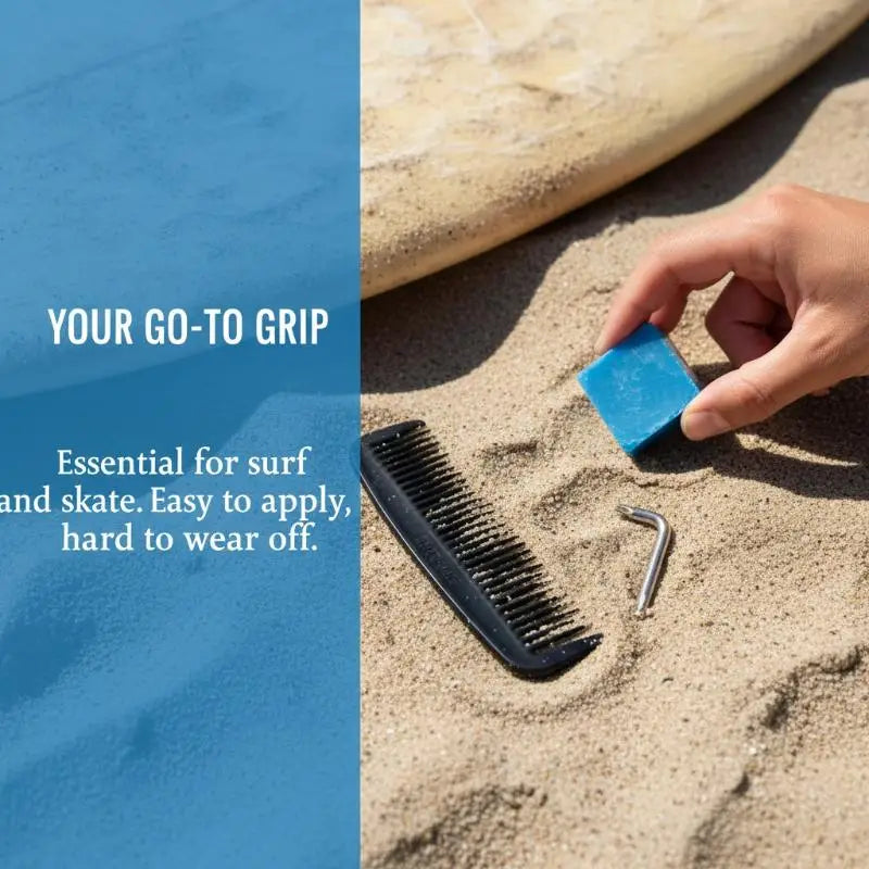 Anti Slip Skateboard Wax Water Surfboard Wax Durable Easy to Apply 85g