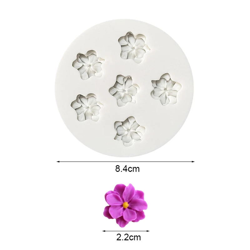 Flower Rose Silicone Mold for Resin, Cake & Sugarcraft Decoration