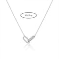 Minimalist Zircon Pendant Necklace for Women - Geometric Luxury Jewelry