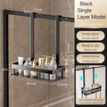 2-Tier Over Door Shower Caddy No Drill Rustproof Bathroom Organizer