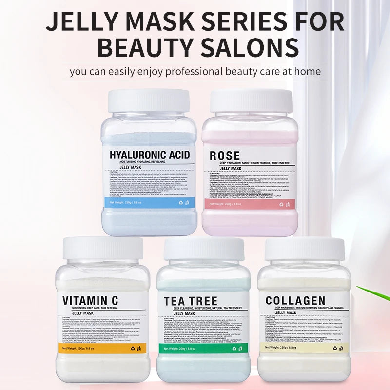 Hydro Jelly Face Mask Powder for Hydrating & Smooth Skin - Gel Peel Off, Vitamin C