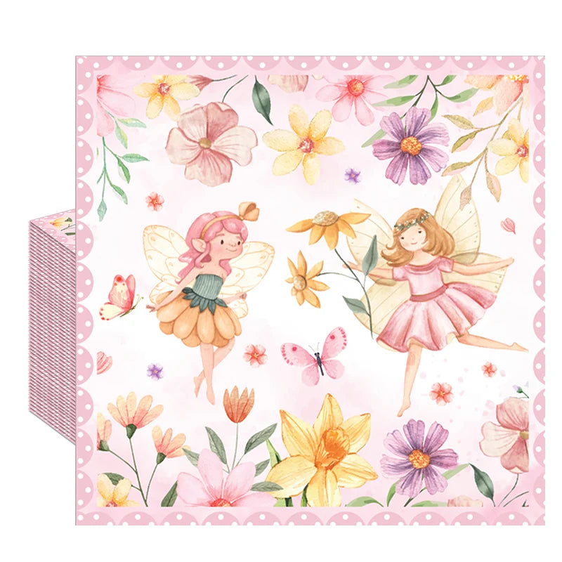 Enchanted Forest Mushroom Paper Napkins for Parties and Celebrations