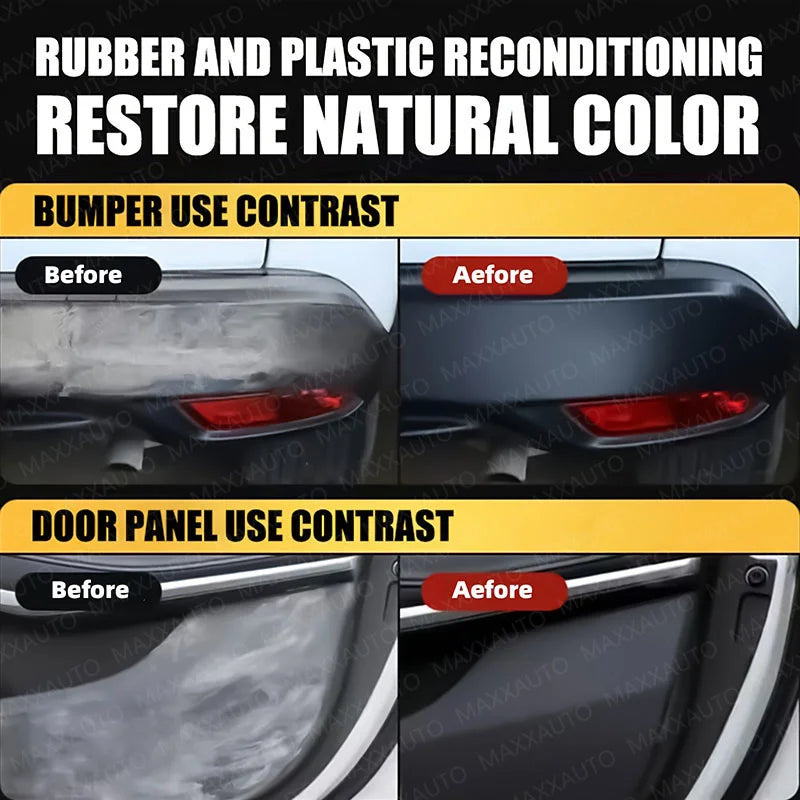 Car Plastic Repair Wax & Panel Renewal Polish - Long-Lasting Shine & Protection