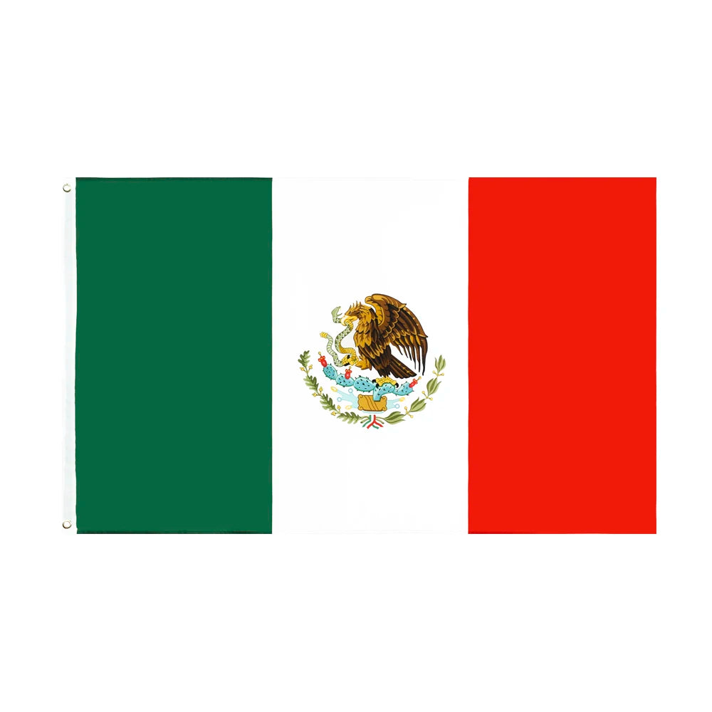Mexico Flag 3x5ft Outdoor Home Decoration Polyester Flag