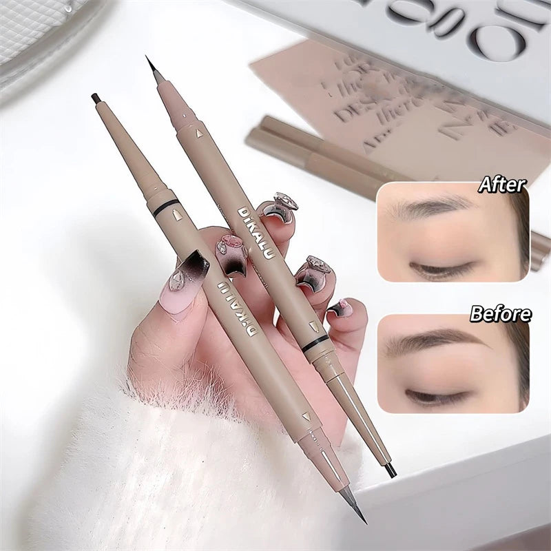 Waterproof Micro-Tip Eyebrow Pencil - Natural, Long-Lasting, Smudge-Proof Makeup