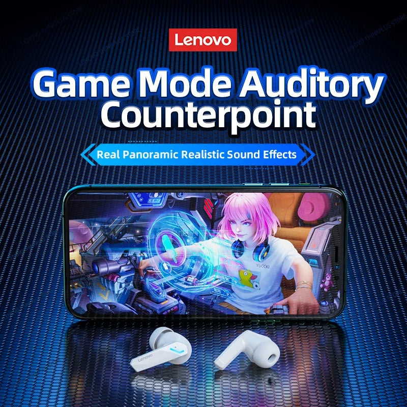 Wireless Gaming Earbuds with LED Digital Display Low Latency Waterproof Headphones