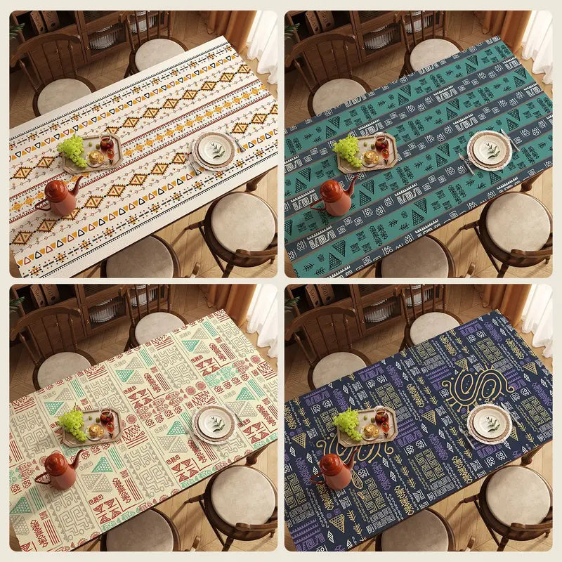 Graffiti Style Oil-Proof Waterproof Anti-Scalding Living Room Carpet - Easy to Clean