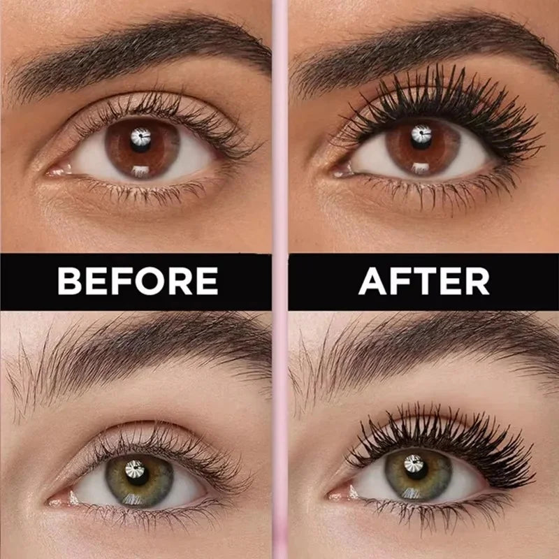 Waterproof 5D Lengthening Mascara with Volume & Curl for Long-Lasting Eye Makeup
