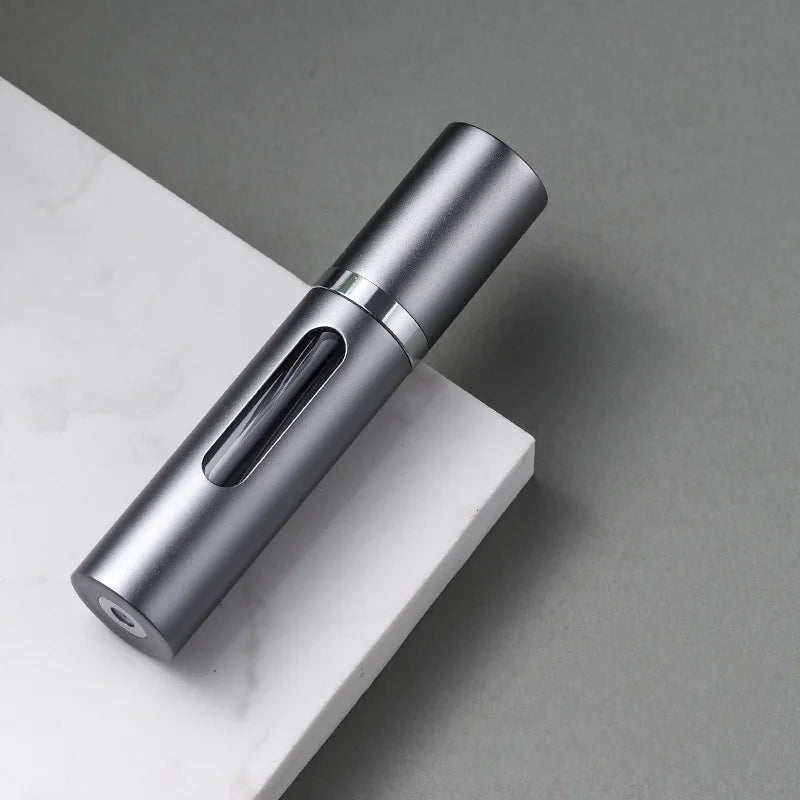5ml Glass Refillable Perfume Atomizer Bottle with Spray Pump - Portable Travel Cosmetic Container