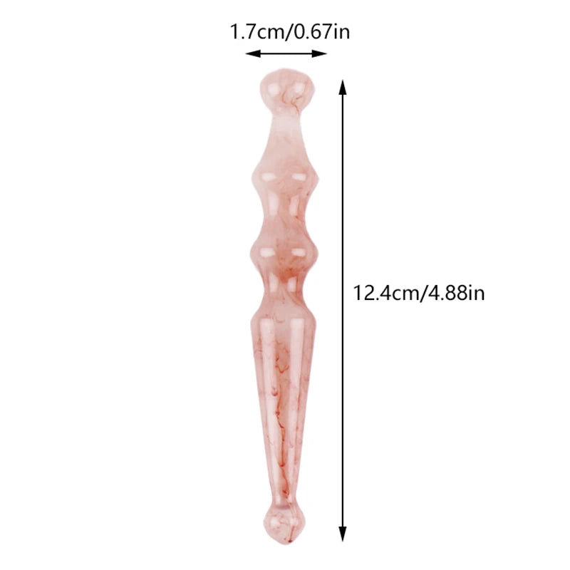 Facial Acupressure Massage Stick Double-Ended Needle-Style Relaxation Tool