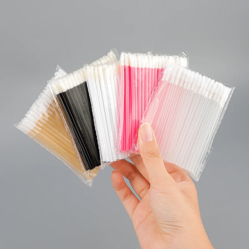 Disposable Lip Brush Set - 50/1000 Pcs Makeup Applicators for Lipstick & Gloss