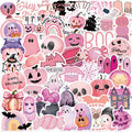 50PCS Waterproof Kawaii Halloween Ghost Skull Pumpkin Stickers for Notebooks & Crafts