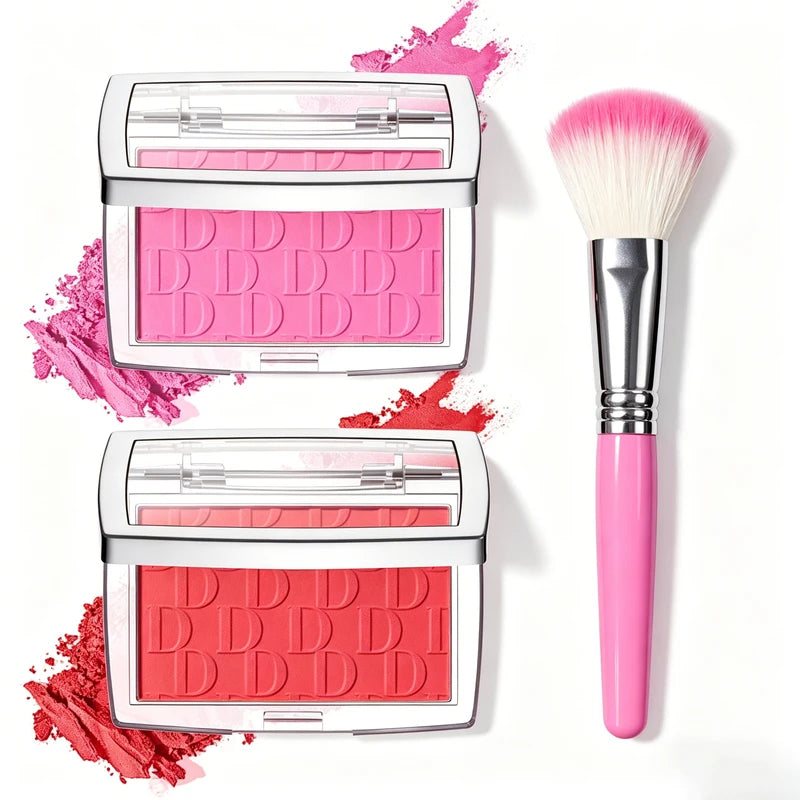 Matte Embossed Blush Palette - Long Lasting High Pigment Multi-Purpose Makeup Set