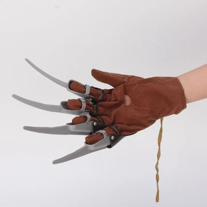 Freddy Krueger Halloween Claw Gloves Prop for Cosplay and Costume