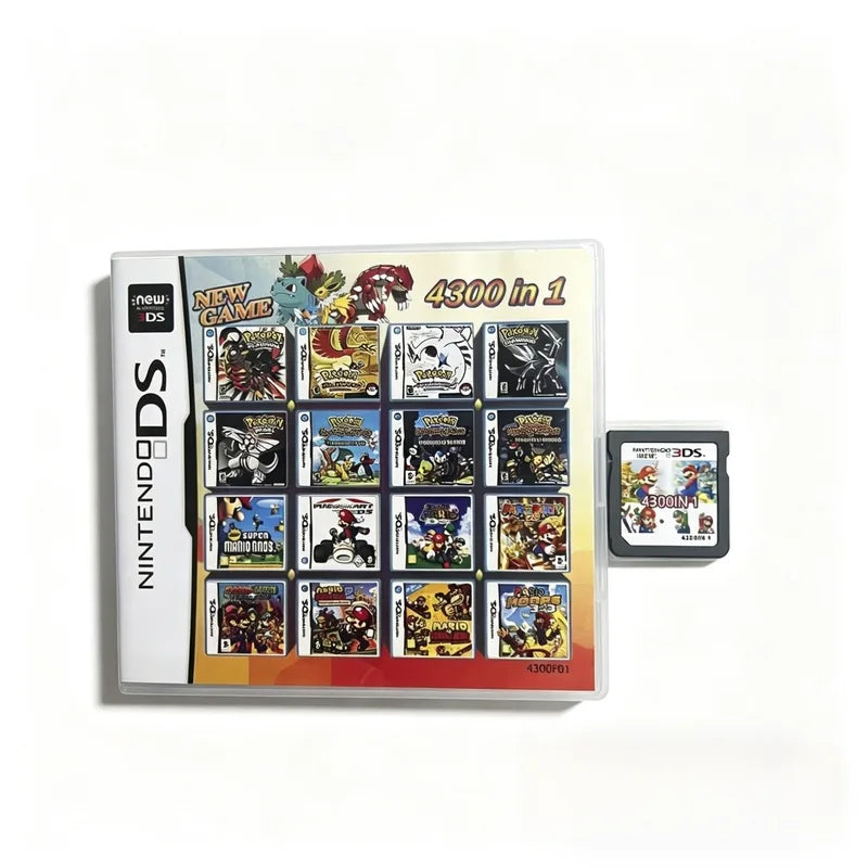 Multi-Game Video Game Card 4300 in1 Compilation for DS NDS 3DS Handheld Console