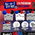 Spider Theme Latex Balloons Garland Kit for Superhero Birthday Party Decorations