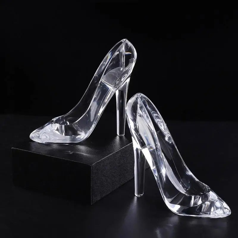 Crystal Shoe Figurine for Home Decor and Gifts - Fairy Tale Gift for Kids and Adults