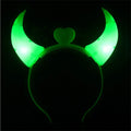 LED Light Up Hair Hoop with Flashing Ears for Kids & Adults - Halloween Party Accessory