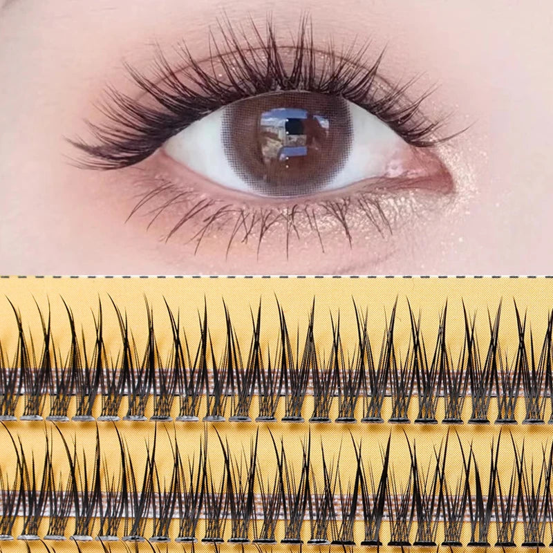 False Eyelashes 120 Pair Thick Curl Natural Mink Style Length Varieties