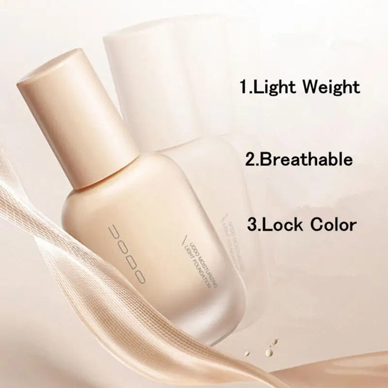 Long-Lasting Waterproof Liquid Foundation & Concealer for Dry & Oily Skin 30ml