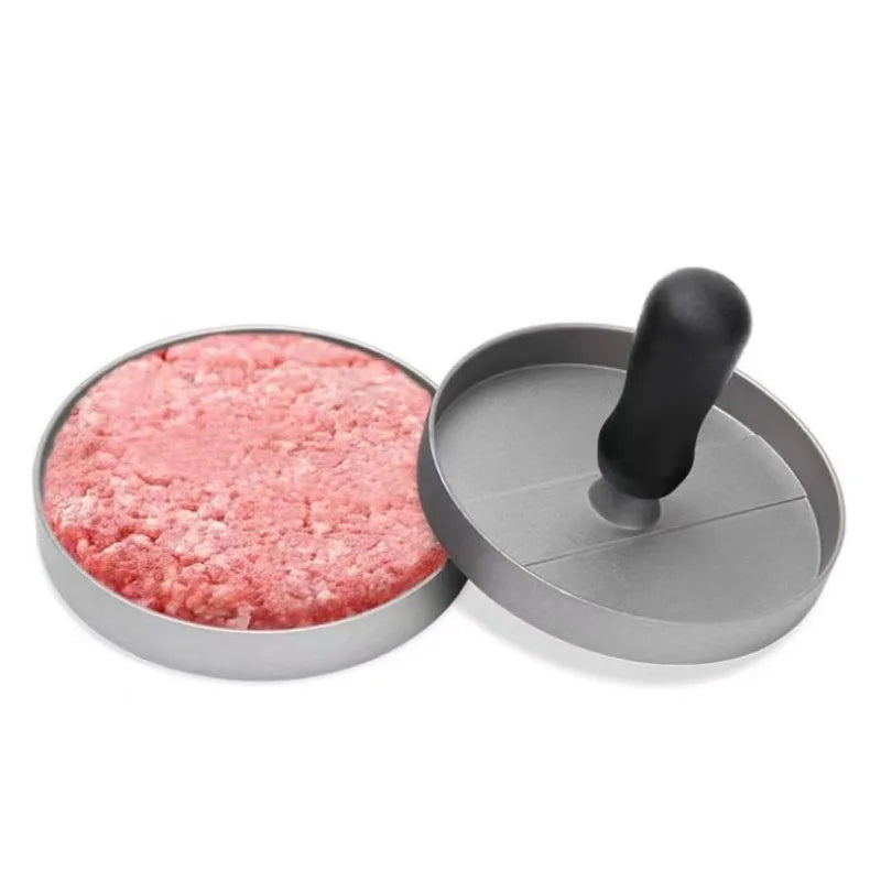 Aluminum Burger Press Patty Maker for Kitchen BBQ Grill - Perfectly Shaped Meat Patties