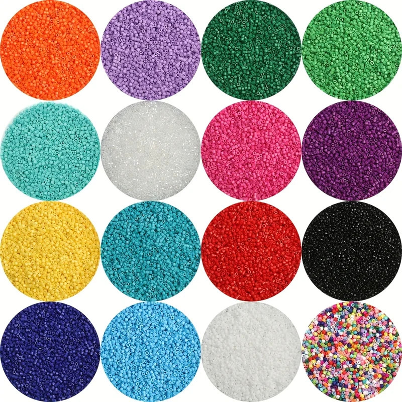 2000pcs Colorful Glass Seed Beads for Jewelry Making - 2mm & 5mm Variants