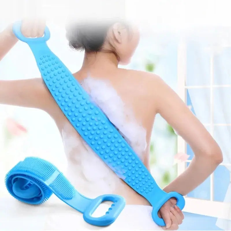 Body Scrubber Rubbing Back Peeling Massage Shower Brush Skin Cleansing Sponge
