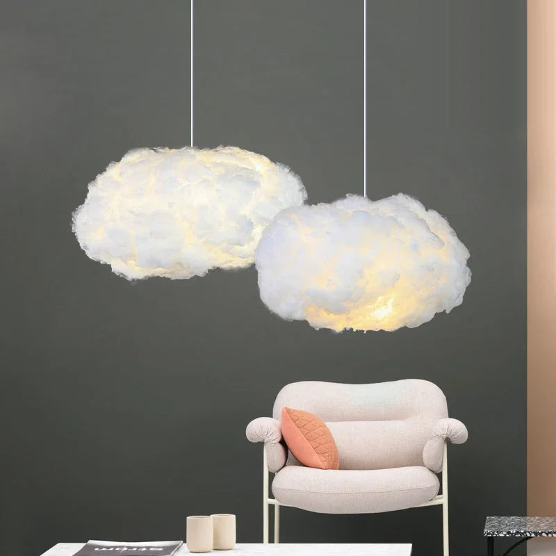 Modern Floating Cloud LED Pendant Light Fixture for Living Dining Bedroom