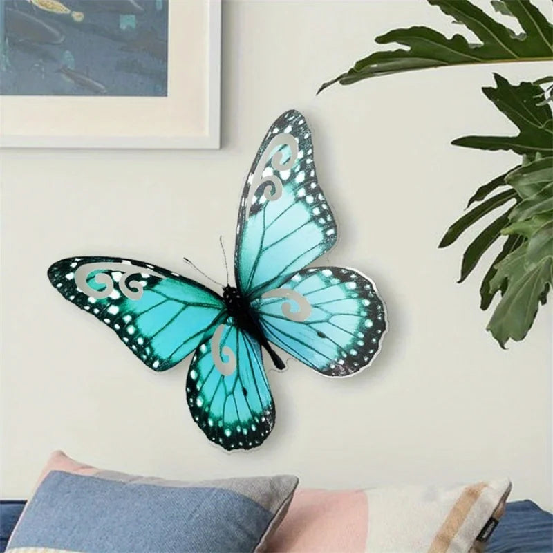 Large 3D Butterfly Wall Sticker Decor for Home Garden Wedding Party Outdoor