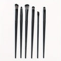 6Pcs Eye Makeup Brush Set - Soft Eyeshadow & Eyeliner Blending Brushes