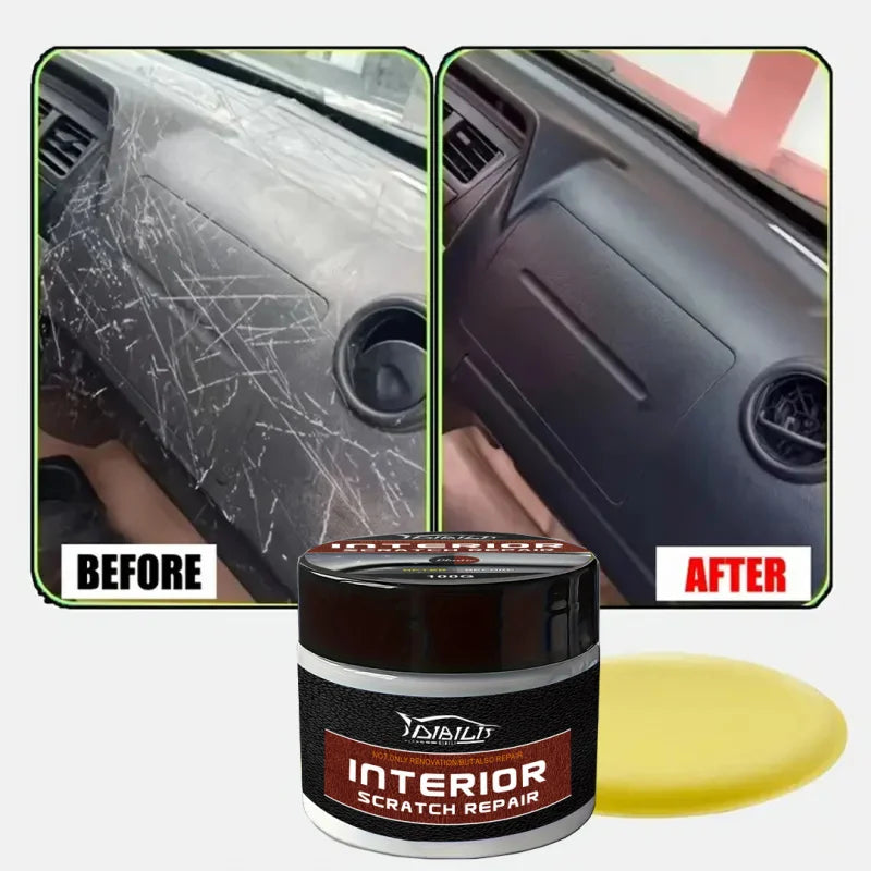 Car Interior Scratch Remover & Wax Coating Kit for Vehicle Care