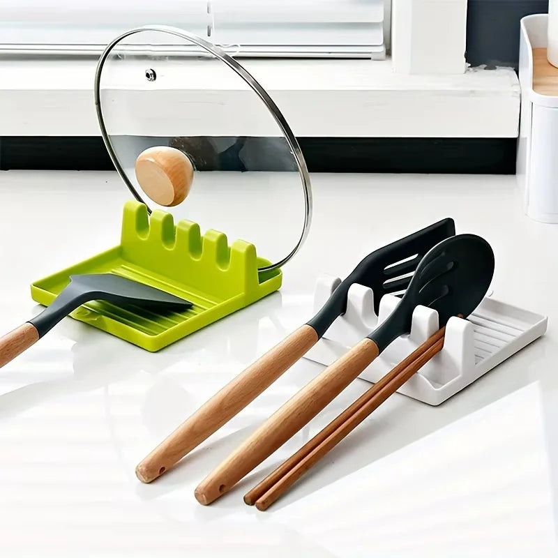 Paint Brush Stand Organizer with Drip Tray for Watercolor, Oil, Acrylic - White Plastic