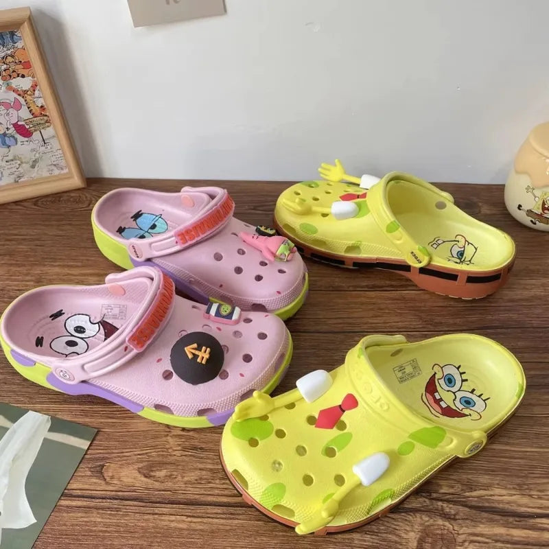 Anime Cartoon Beach Sandals for Kids and Adults - Non-Slip EVA Summer Flip Flops