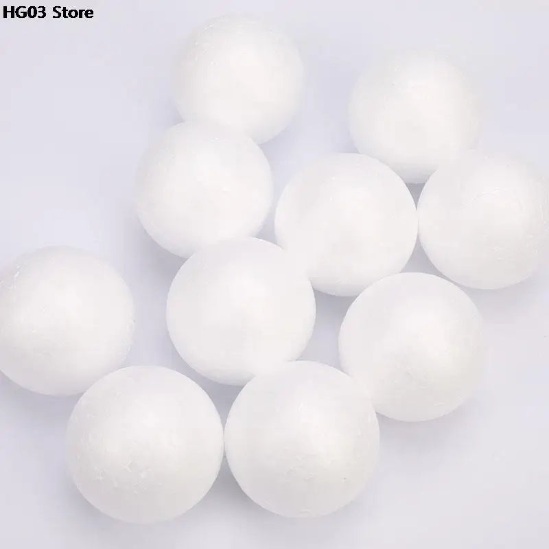 10 Pack 7cm Foam Spheres for DIY Party Wedding Decorations - Styrofoam Balls