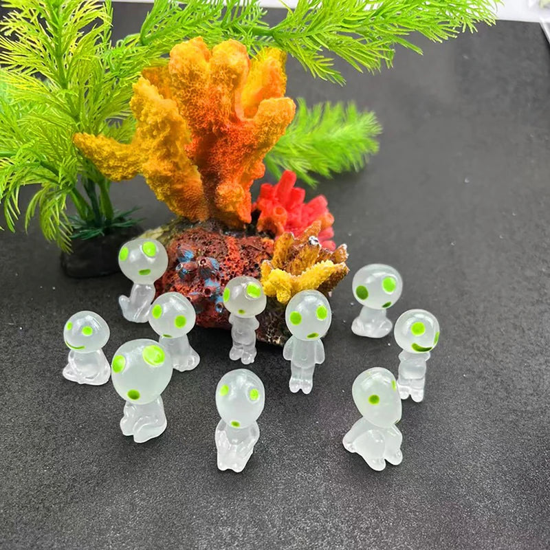 Miniature Garden Decorations Glow in the Dark Princess Shapes Set - Home & Garden