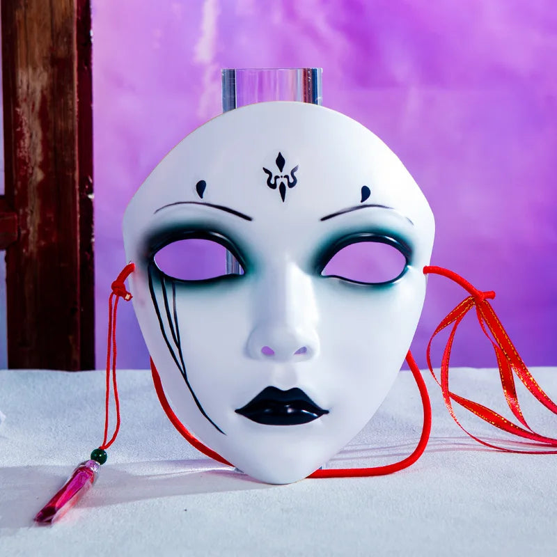 Anime Spider Spirit Mask for Cosplay and Costume Role Play - Multiple Colors
