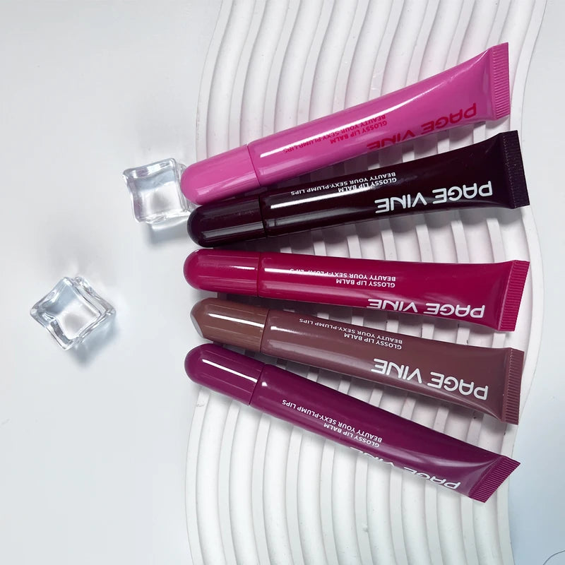 Moisturizing Lip Gloss with Lip Care Benefits - Raspberry Jelly & Toast Shades